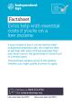 Extra help with essential costs factsheet cover image